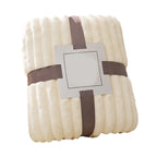 Fleece Throw Blanket, Extra Soft Lightweight Blanket with Strip, Plush Fuzzy Cozy Blankets and Throws for Couch, Bed, Sofa Cozy, Warm and Breathable