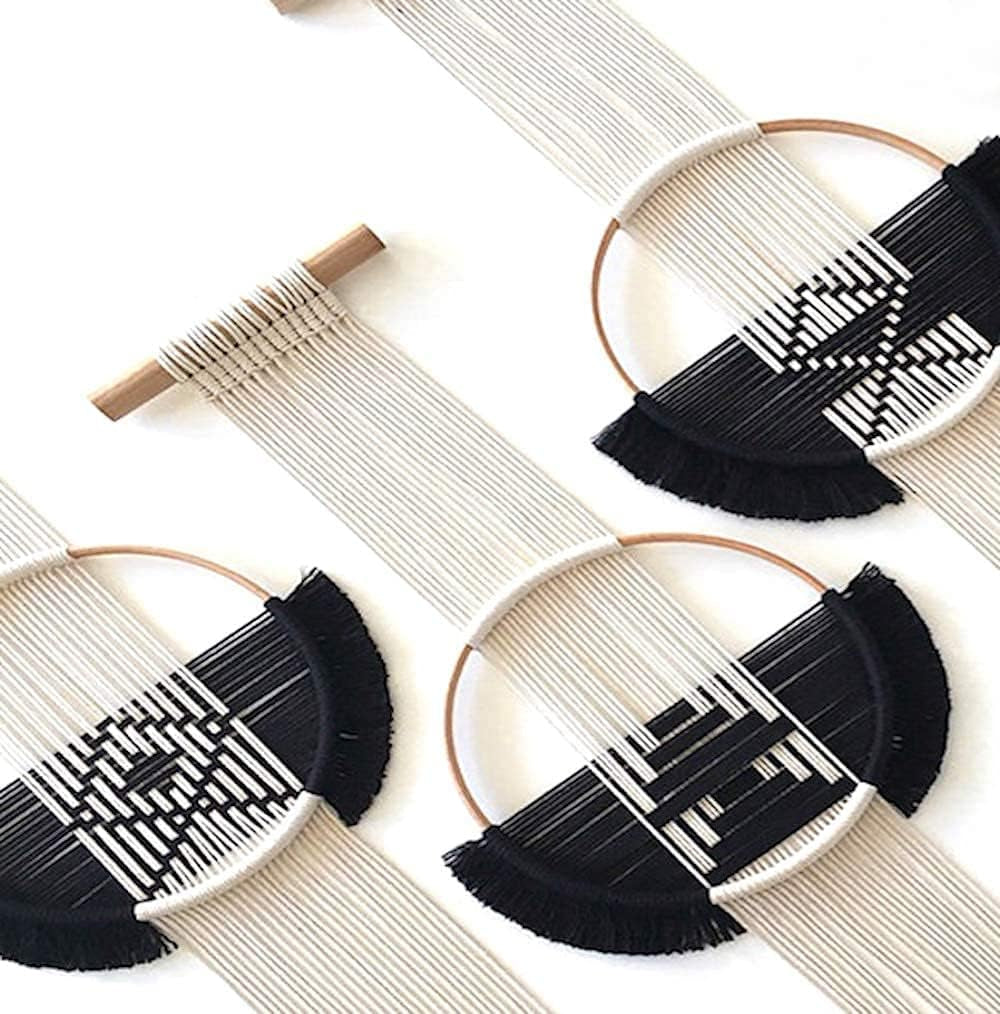 Macrame Wall Hanging 3Pcs Macrame Wall Decor Macrame Wall Art round Wall Art Handmade Boho Wall
