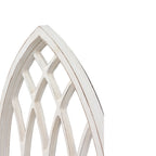Farmhouse Arched Window Frame for Home 20" X 32", Rustic Hanging Distressed White Bedroom Window Pane Wall Decor Artwork, MDF ,